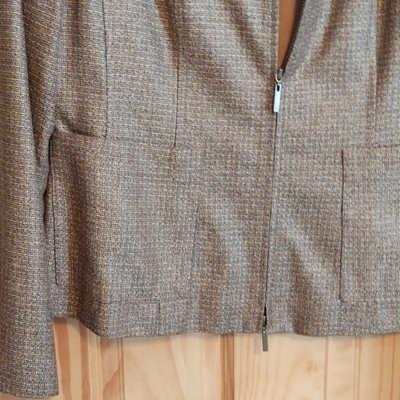 Jones NY timeless silk tweed jacket size 10 - Picture 5 of 5